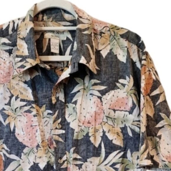 Cooke Street Shirt Mens XL Hawaiian Aloha Shirt Button Up - Picture 1 of 5